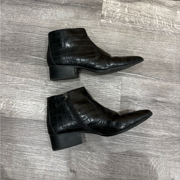 MANGO Short Croc Booties - Picture 2 of 4
